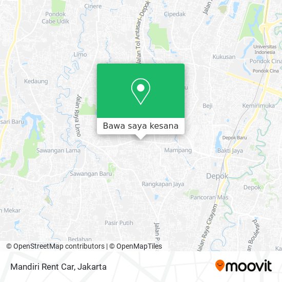 Peta Mandiri Rent Car