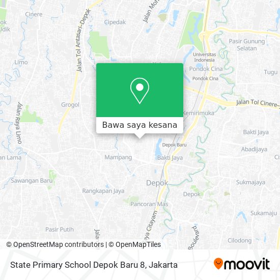 Peta State Primary School Depok Baru 8