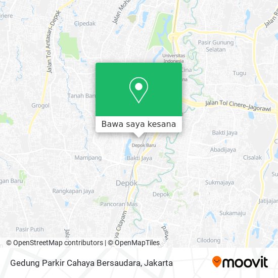 Peta Gedung Parkir Cahaya Bersaudara