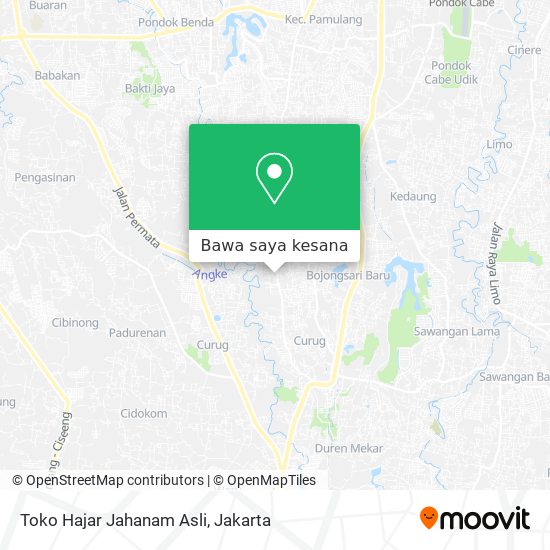 Peta Toko Hajar Jahanam Asli