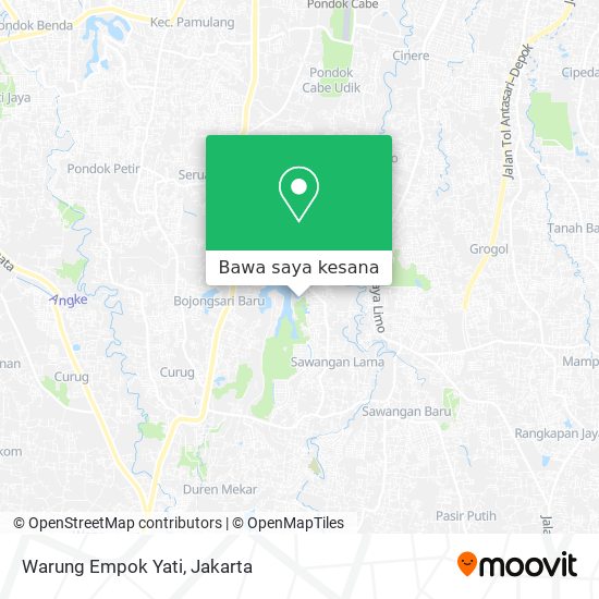 Peta Warung Empok Yati