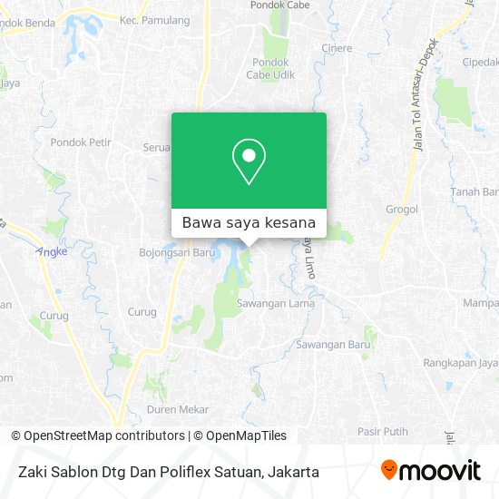 Peta Zaki Sablon Dtg Dan Poliflex Satuan