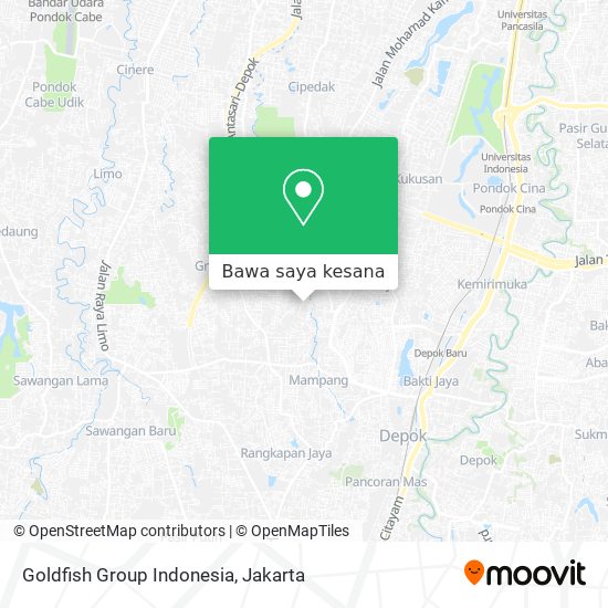 Peta Goldfish Group Indonesia