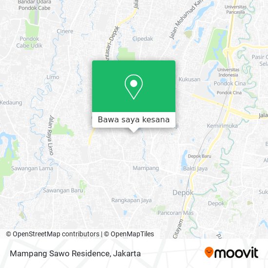 Peta Mampang Sawo Residence