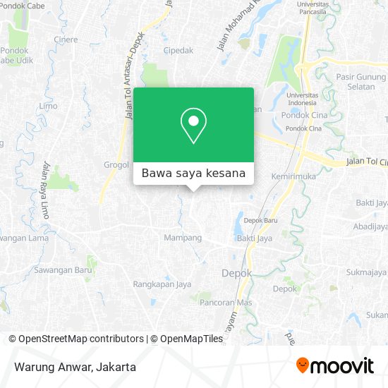 Peta Warung Anwar