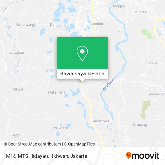 Peta MI & MTS Hidayatul Ikhwan