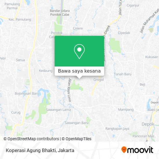 Peta Koperasi Agung Bhakti