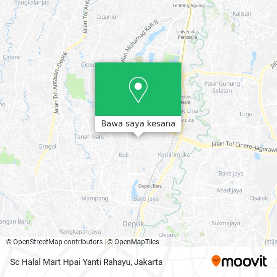 Peta Sc Halal Mart Hpai Yanti Rahayu