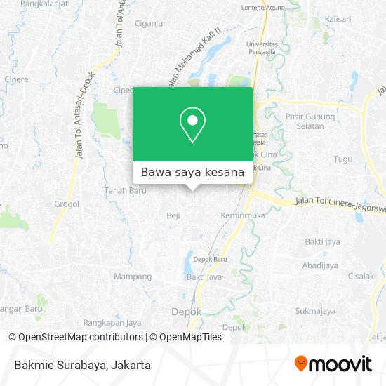 Peta Bakmie Surabaya