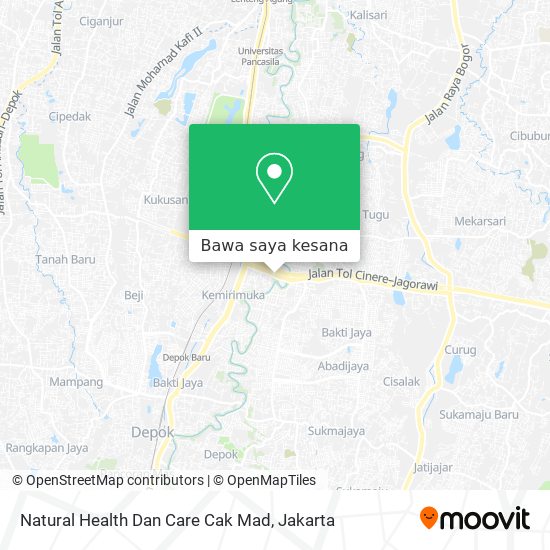 Peta Natural Health Dan Care Cak Mad