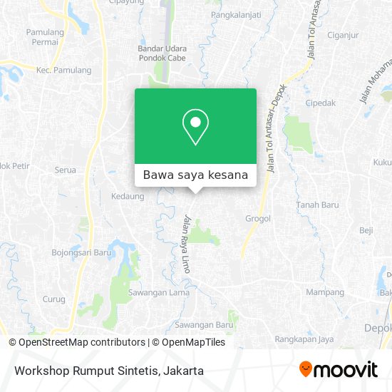 Peta Workshop Rumput Sintetis