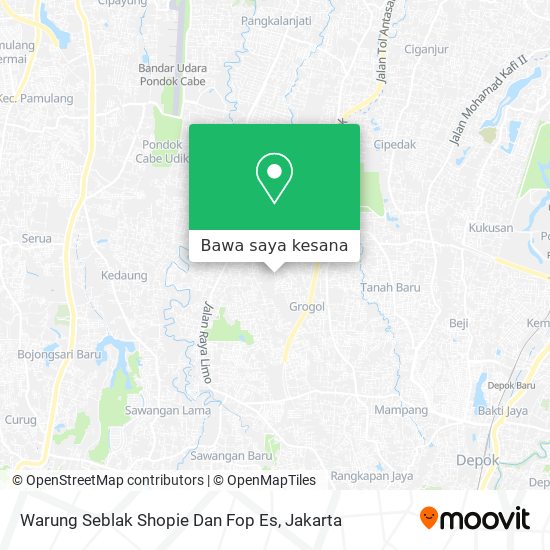 Peta Warung Seblak Shopie Dan Fop Es