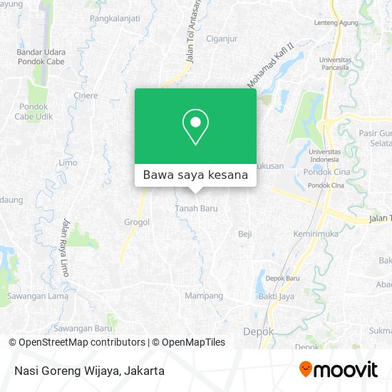 Peta Nasi Goreng Wijaya