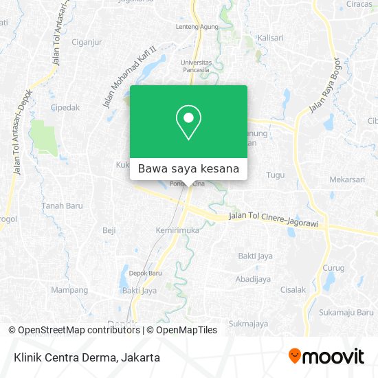 Peta Klinik Centra Derma