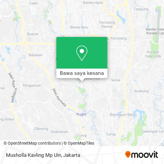 Peta Musholla Kavling Mp Uin