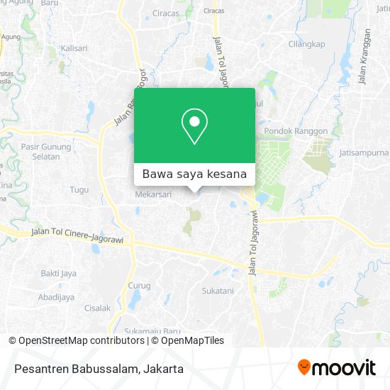 Peta Pesantren Babussalam