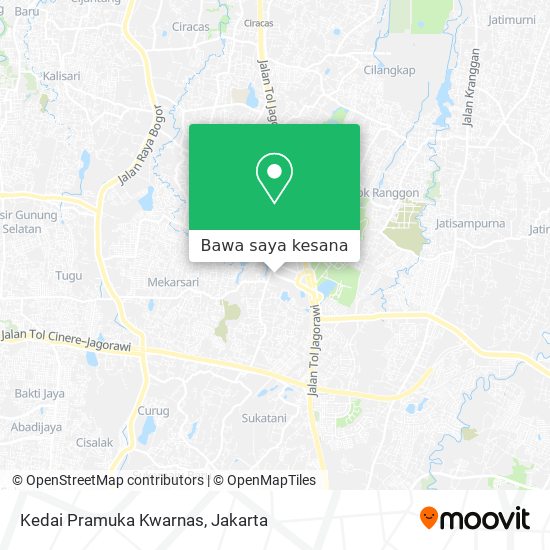 Peta Kedai Pramuka Kwarnas