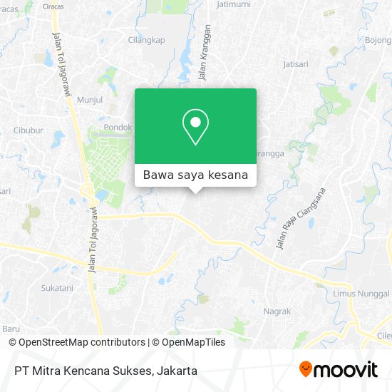 Peta PT Mitra Kencana Sukses