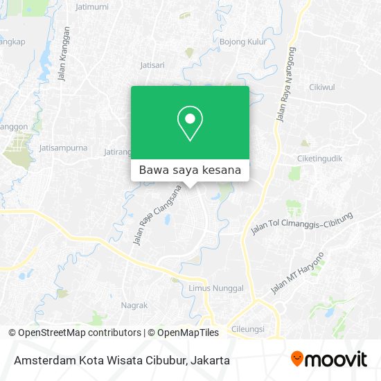 Peta Amsterdam Kota Wisata Cibubur
