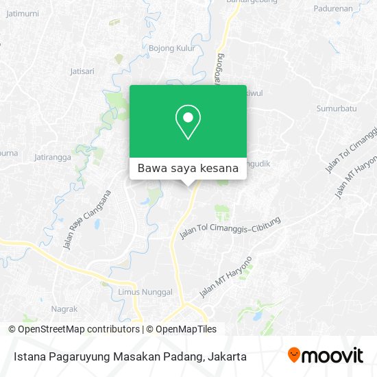 Peta Istana Pagaruyung Masakan Padang