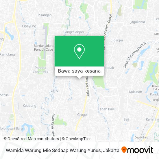 Peta Wamida Warung Mie Sedaap Warung Yunus