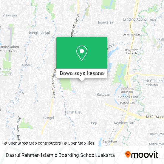 Peta Daarul Rahman Islamic Boarding School