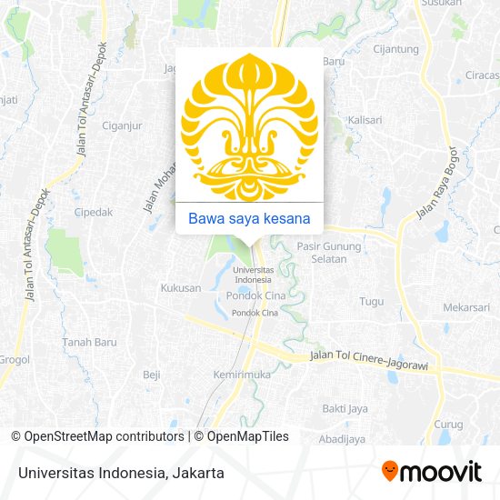 Peta Universitas Indonesia