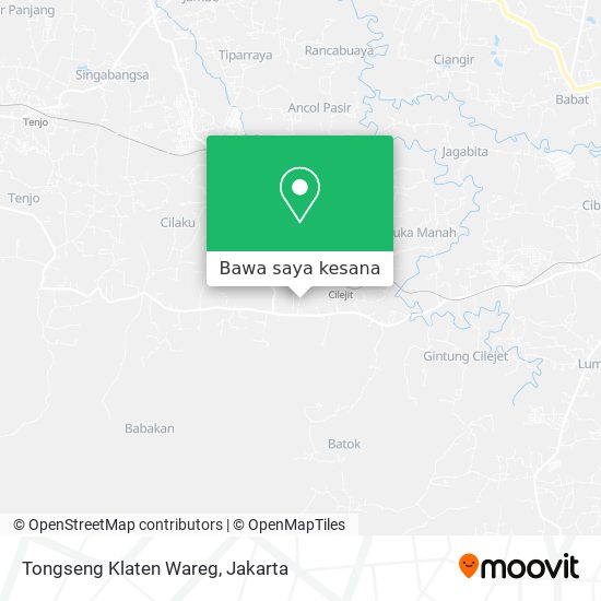 Peta Tongseng Klaten Wareg