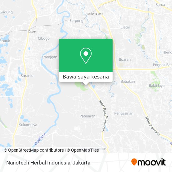 Peta Nanotech Herbal Indonesia