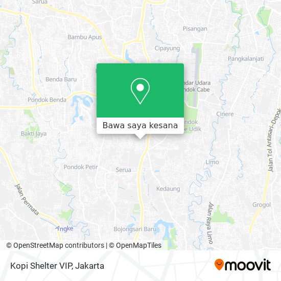 Peta Kopi Shelter VIP