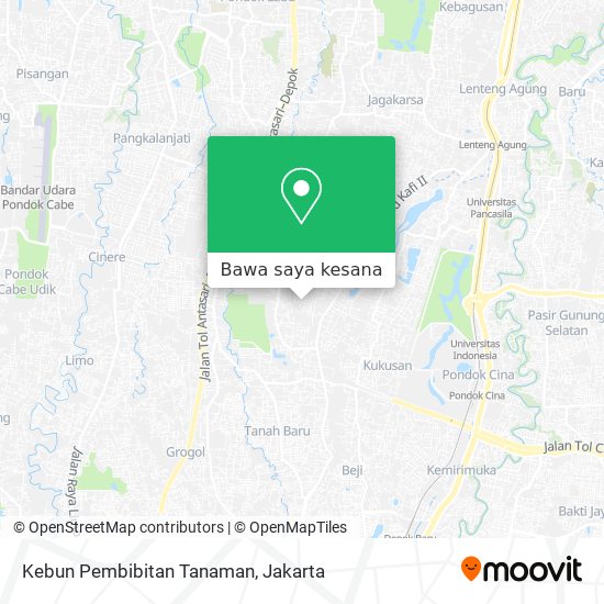 Peta Kebun Pembibitan Tanaman