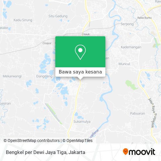 Peta Bengkel per Dewi Jaya Tiga