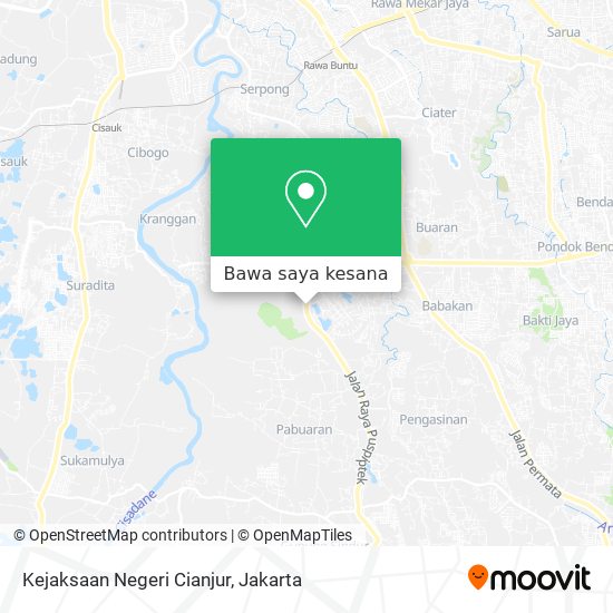 Peta Kejaksaan Negeri Cianjur