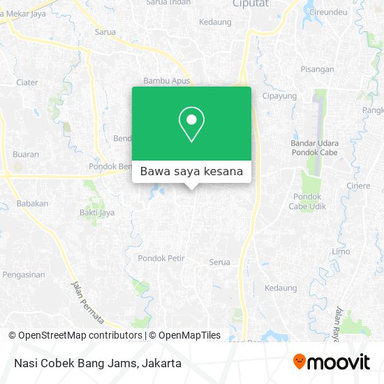 Peta Nasi Cobek Bang Jams