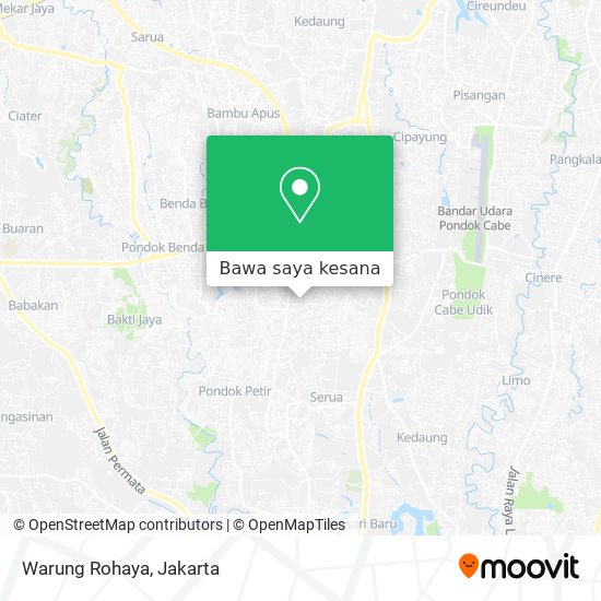 Peta Warung Rohaya