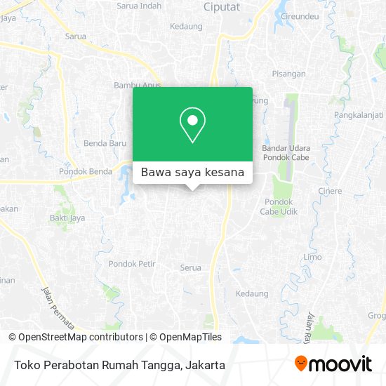 Peta Toko Perabotan Rumah Tangga