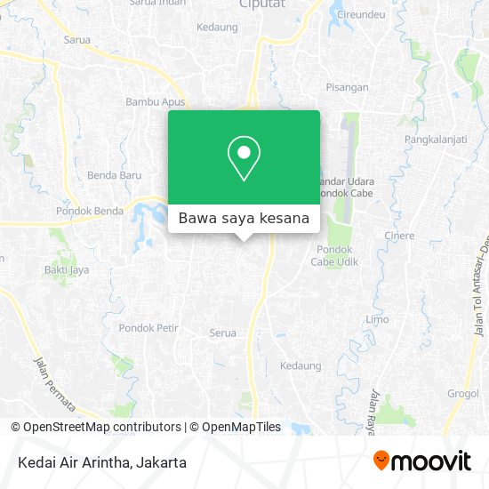 Peta Kedai Air Arintha