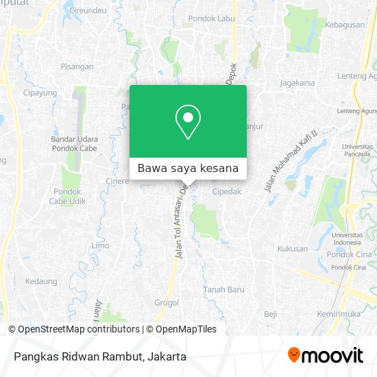 Peta Pangkas Ridwan Rambut