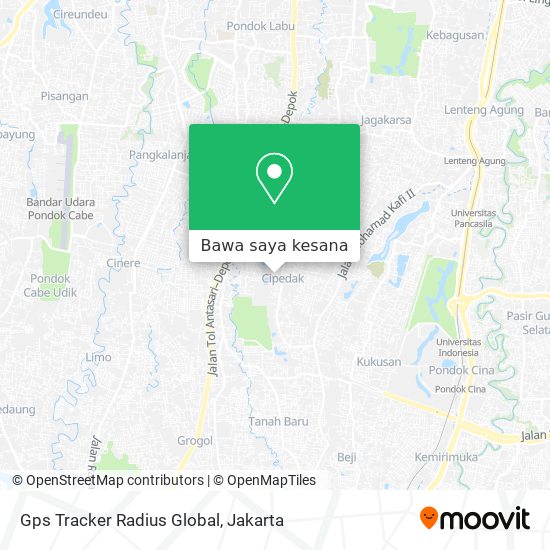 Peta Gps Tracker Radius Global