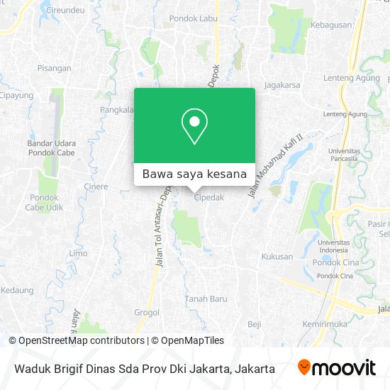 Peta Waduk Brigif Dinas Sda Prov Dki Jakarta