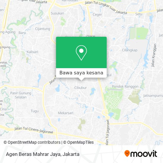 Peta Agen Beras Mahrar Jaya