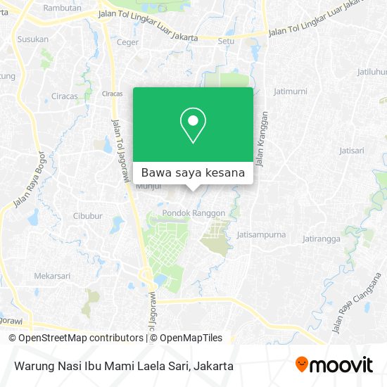 Peta Warung Nasi Ibu Mami Laela Sari