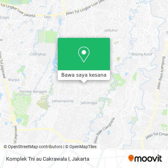 Peta Komplek Tni au Cakrawala I