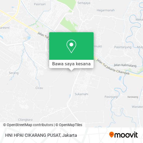 Peta HNI HPAI CIKARANG PUSAT