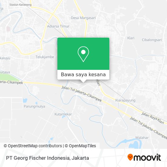 Peta PT Georg Fischer Indonesia