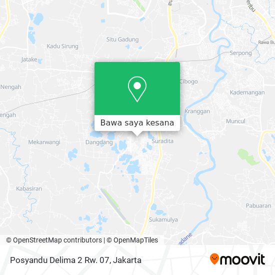 Peta Posyandu Delima 2 Rw. 07