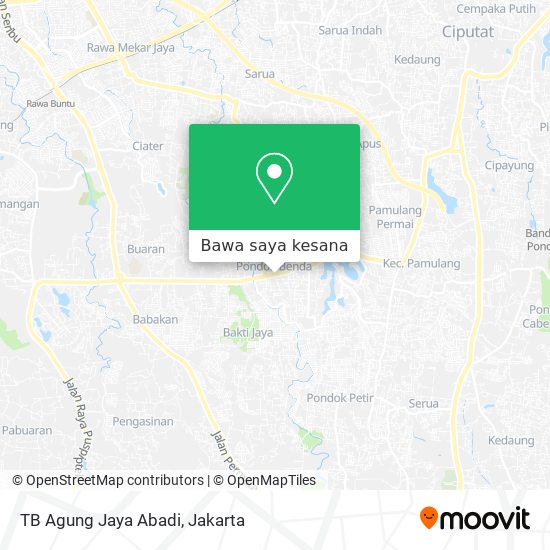 Peta TB Agung Jaya Abadi