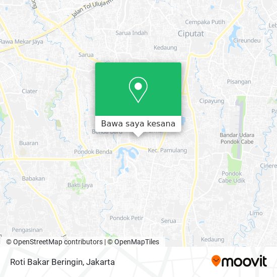 Peta Roti Bakar Beringin