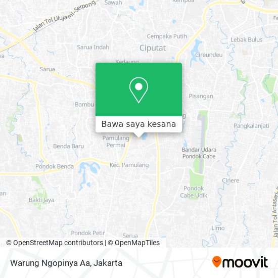 Peta Warung Ngopinya Aa