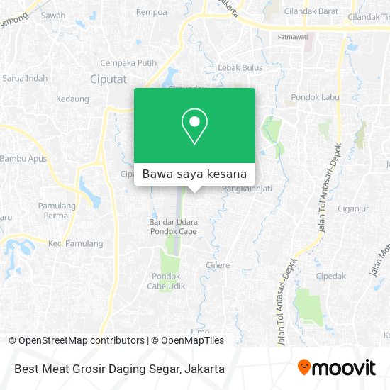 Peta Best Meat Grosir Daging Segar